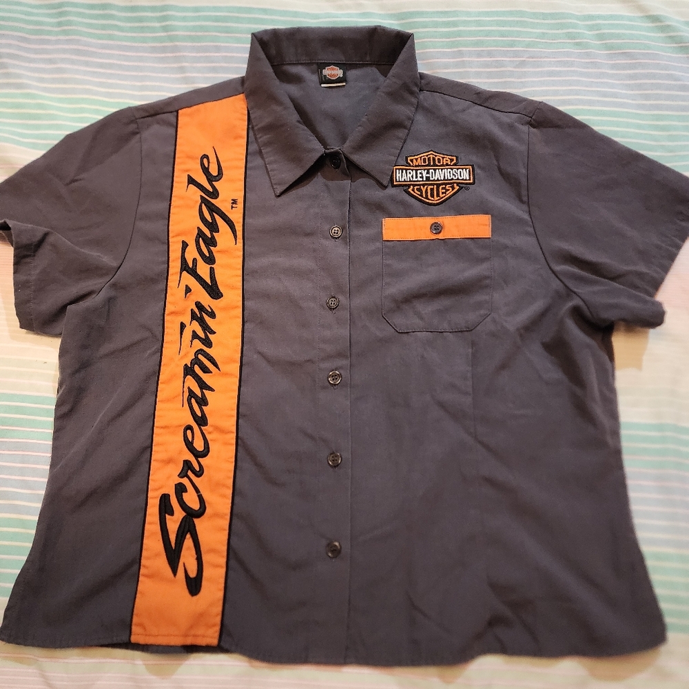 Harley-Davidson button down
